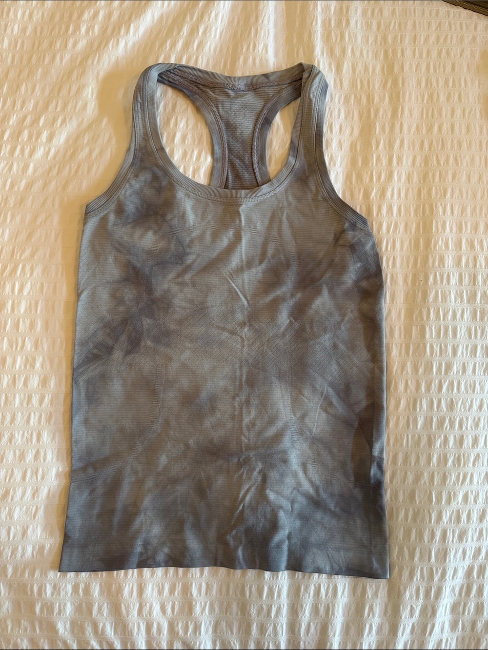 lululemon athletica Charcoal Grey Tie-Dye Racerback Tank
